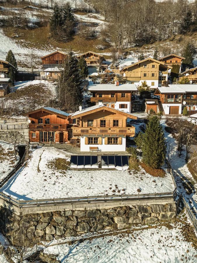 Chalet Obenland Panorama Aussicht Kitzbuehler Alpen Bramberg am Wildkogel Exterior foto